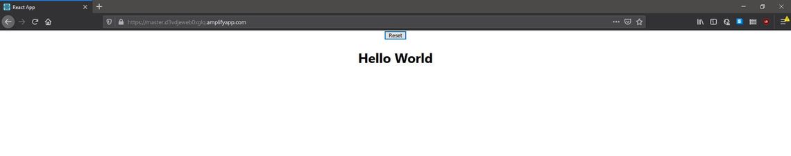 Hello World App