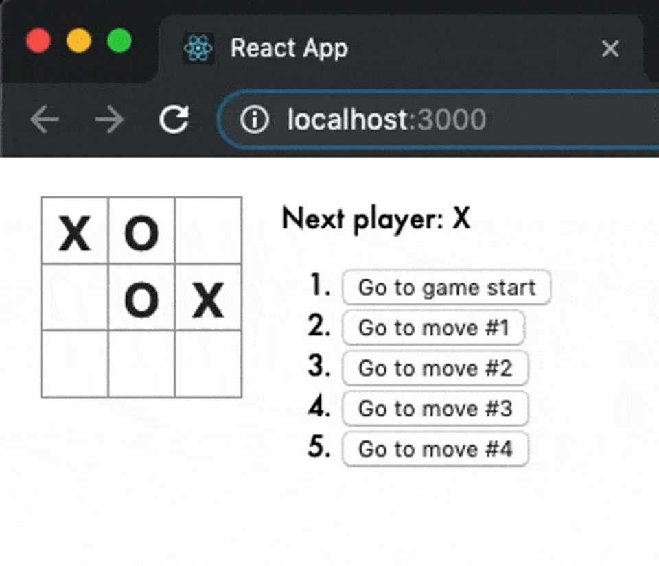 Tic tac toe erasing new moves